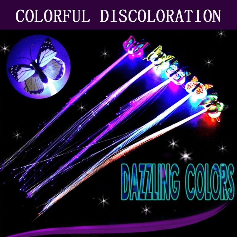 LED Flash Braid Glow Hairpin Girl LED Hair Pin Party Decorative Hairpin