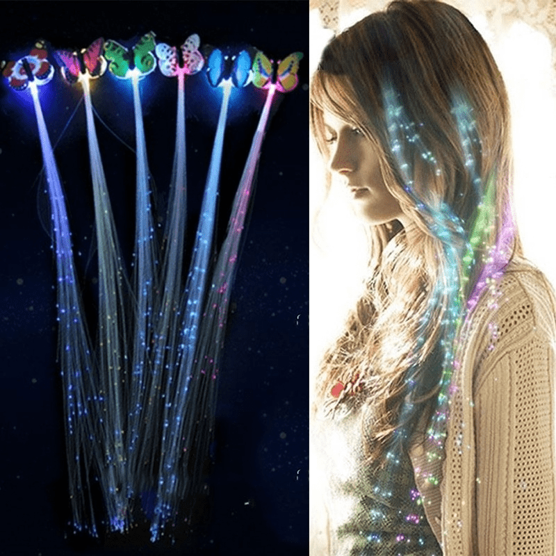 LED Flash Braid Glow Hairpin Girl LED Hair Pin Party Decorative Hairpin