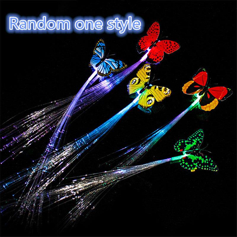 LED Flash Braid Glow Hairpin Girl LED Hair Pin Party Decorative Hairpin
