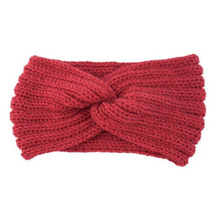 Chunky Headband Winter Knit Headwrap Women Turban Ears Warmer Headband