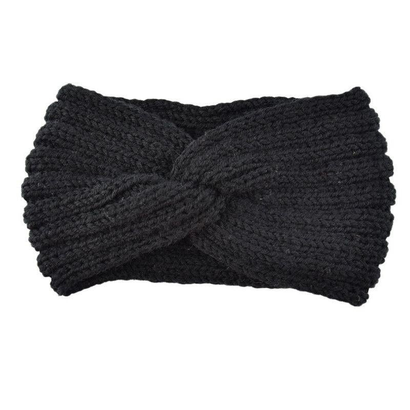 Chunky Headband Winter Knit Headwrap Women Turban Ears Warmer Headband