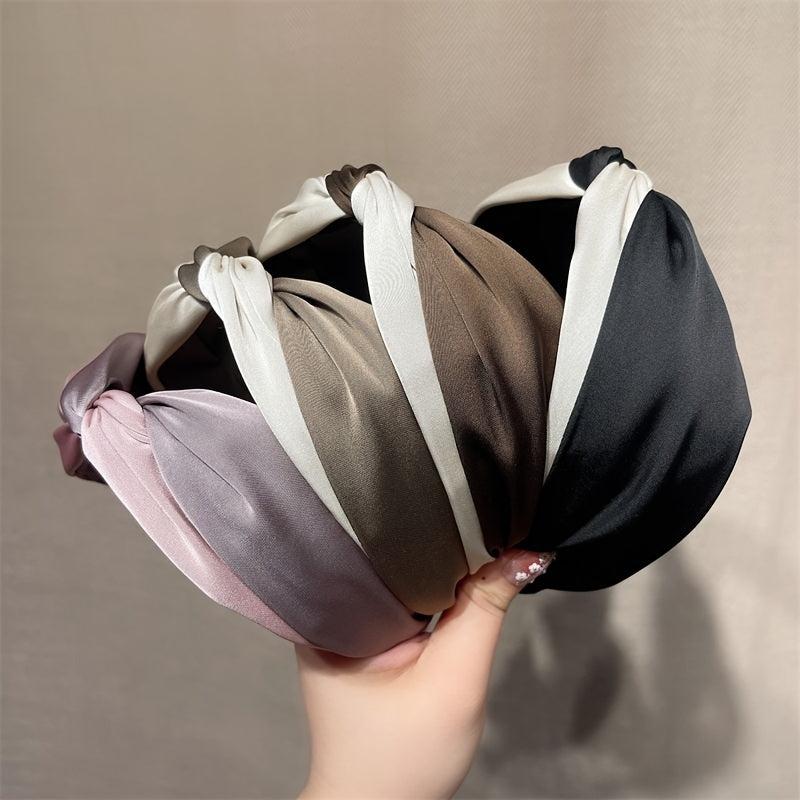 Women's Knotted Headband Turban Wide Hair Band