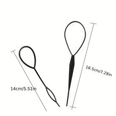 20pcs Hair Stick Hairdressing Tool Braid Accessories Ponytail Maker