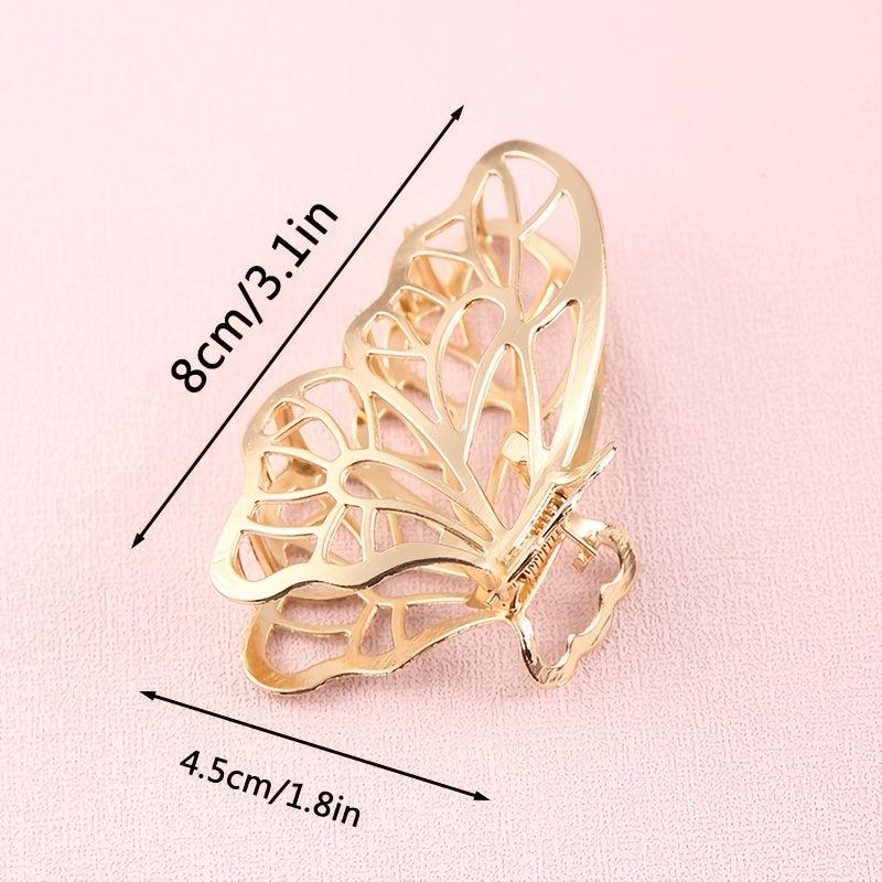 Vintage Butterfly Hair Claw Clip Hair Accessories