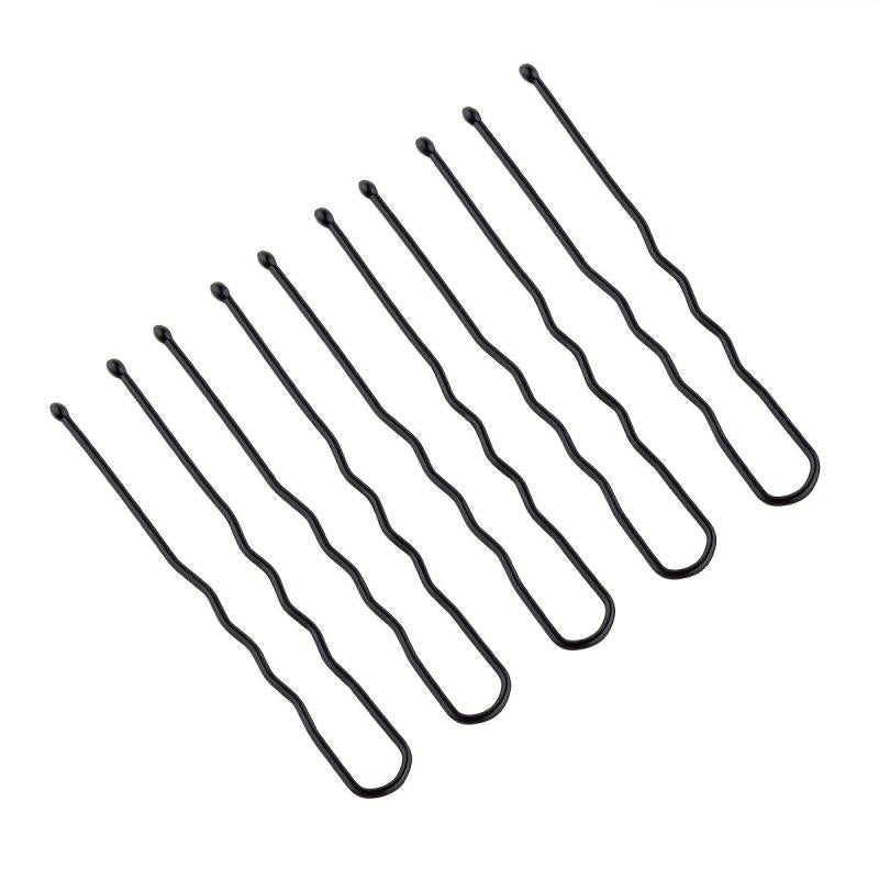 100 Pcs U-shaped Hair Clips Bobby Clips Hair Accessories