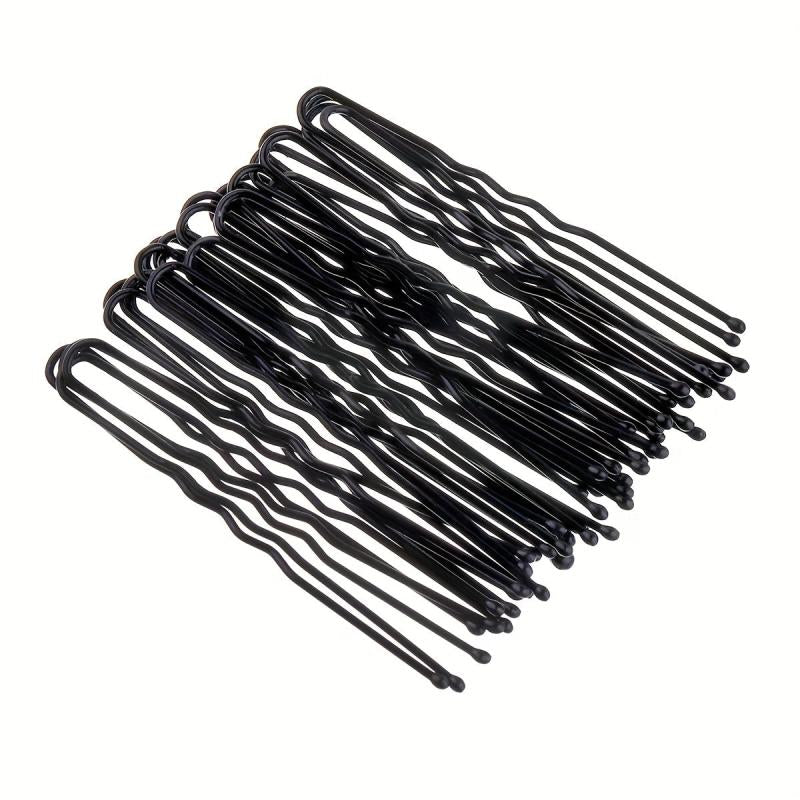 100 Pcs U-shaped Hair Clips Bobby Clips Hair Accessories