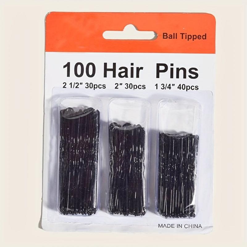 100 Pcs U-shaped Hair Clips Bobby Clips Hair Accessories