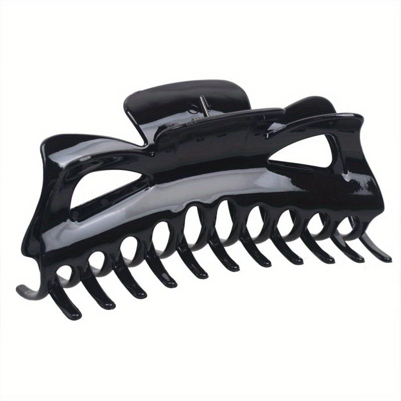 Large Amber Hair Claw Hollow Bow Hair Claw Vintage Hair Claw For Women Girls