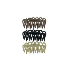 3pcs Frosted Big Hair Claw Clips for Women