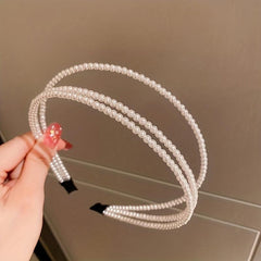 Faux Pearl Headband Hair Band Wedding Bridal Accessory