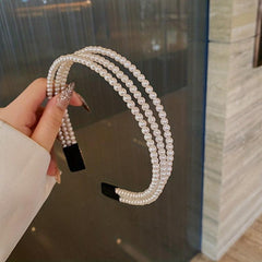 Faux Pearl Headband Hair Band Wedding Bridal Accessory