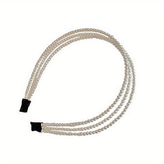 Faux Pearl Headband Hair Band Wedding Bridal Accessory