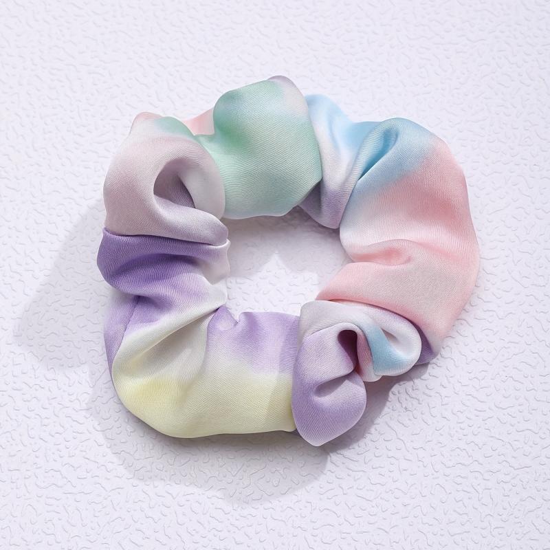 Fabric Large Gradient Scrunchie Hair Tie Hair Accessories