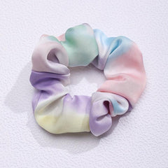 Fabric Large Gradient Scrunchie Hair Tie Hair Accessories
