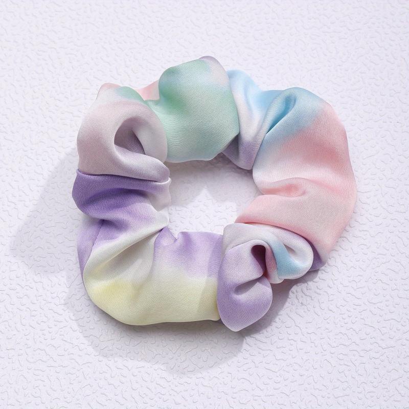 Fabric Large Gradient Scrunchie Hair Tie Hair Accessories