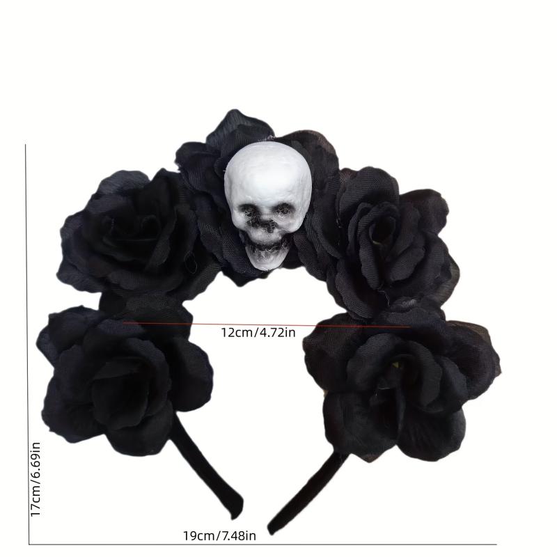 Halloween Skull Headband Horror Hair Band For Party Props