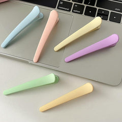 6pcs Duck Billed Hair Clips Colorful Macaroon Hair Accessories