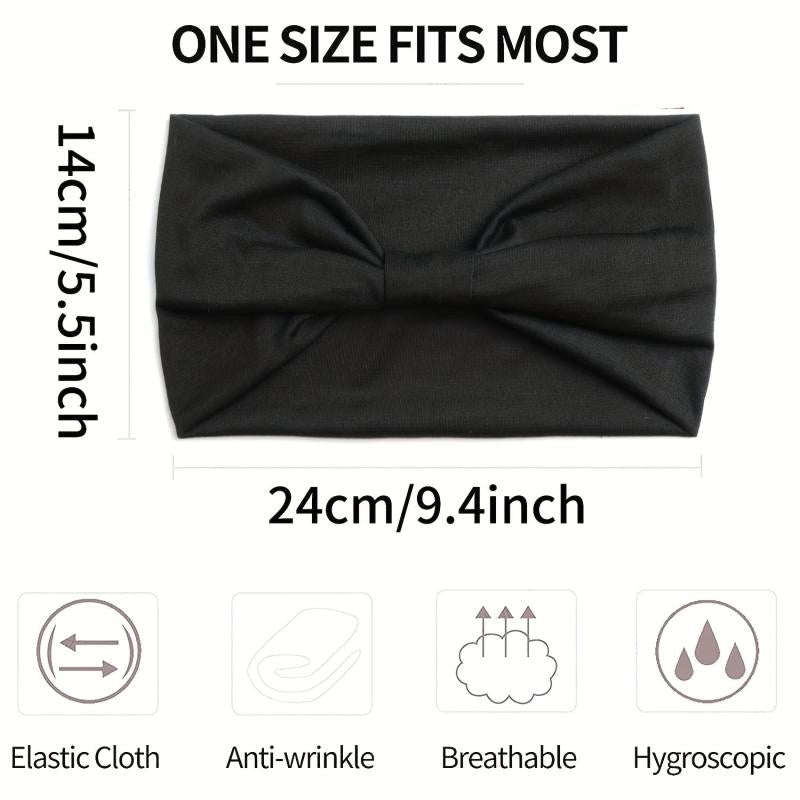 Wide Brim Knotted Headband for Sports Yoga
