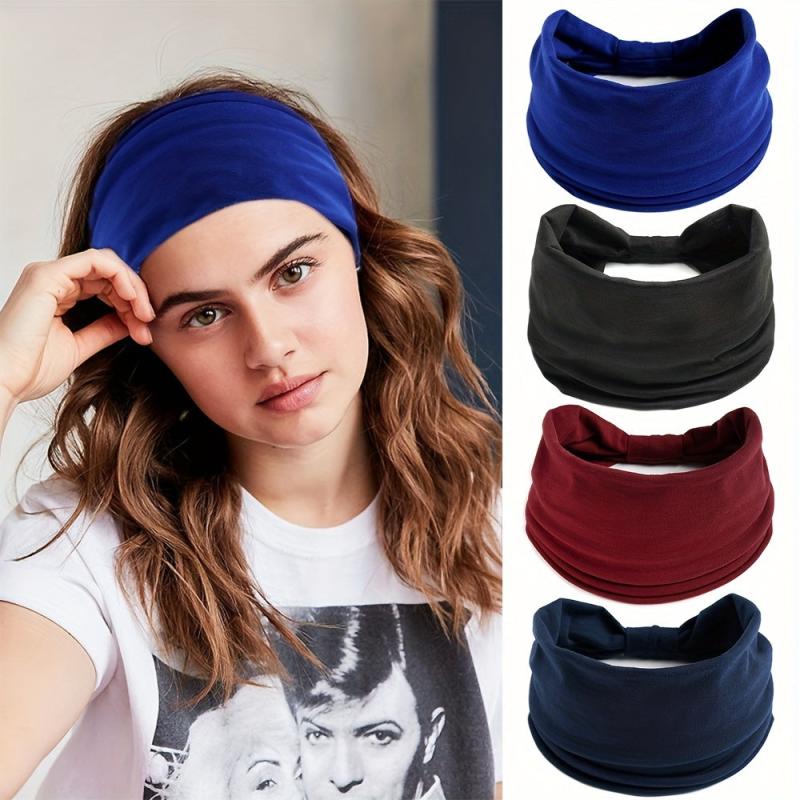 Wide Brim Knotted Headband for Sports Yoga