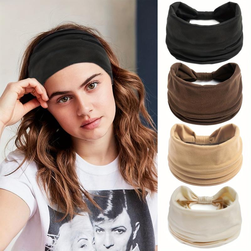 Wide Brim Knotted Headband for Sports Yoga