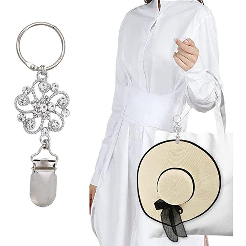 Alloy Hat Clip for Travel on Bag Top Tote Luggage