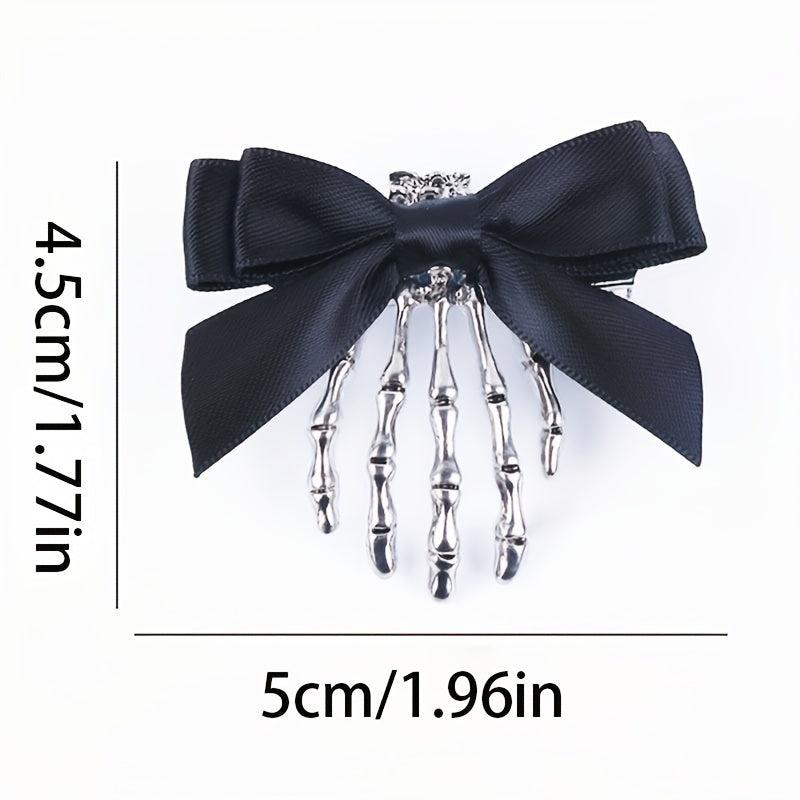 Halloween Ghost Hand Bone Hair Clip Punk Women Girl's Accessories