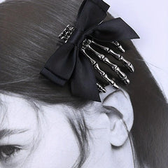 Halloween Ghost Hand Bone Hair Clip Punk Women Girl's Accessories