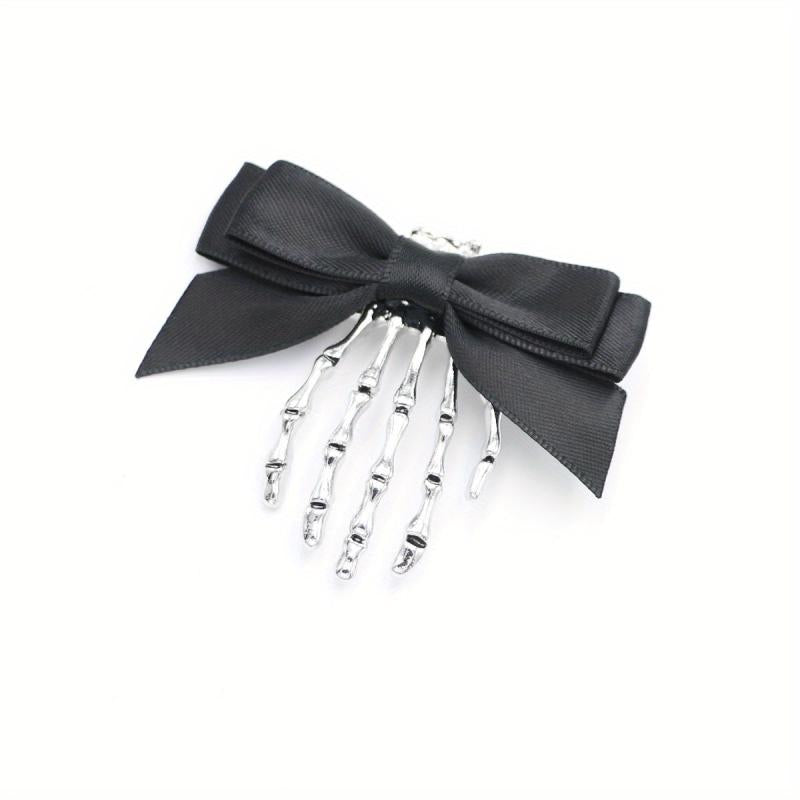 Halloween Ghost Hand Bone Hair Clip Punk Women Girl's Accessories