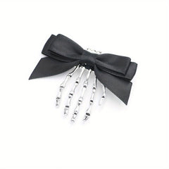 Halloween Ghost Hand Bone Hair Clip Punk Women Girl's Accessories