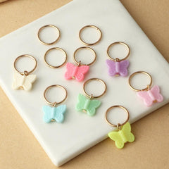 10PCS Random Butterfly Headdress DIY Pendant Hair Accessories