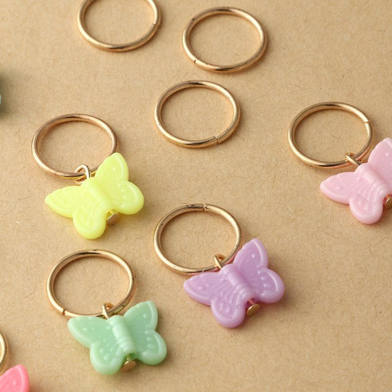 10PCS Random Butterfly Headdress DIY Pendant Hair Accessories