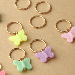 10PCS Random Butterfly Headdress DIY Pendant Hair Accessories