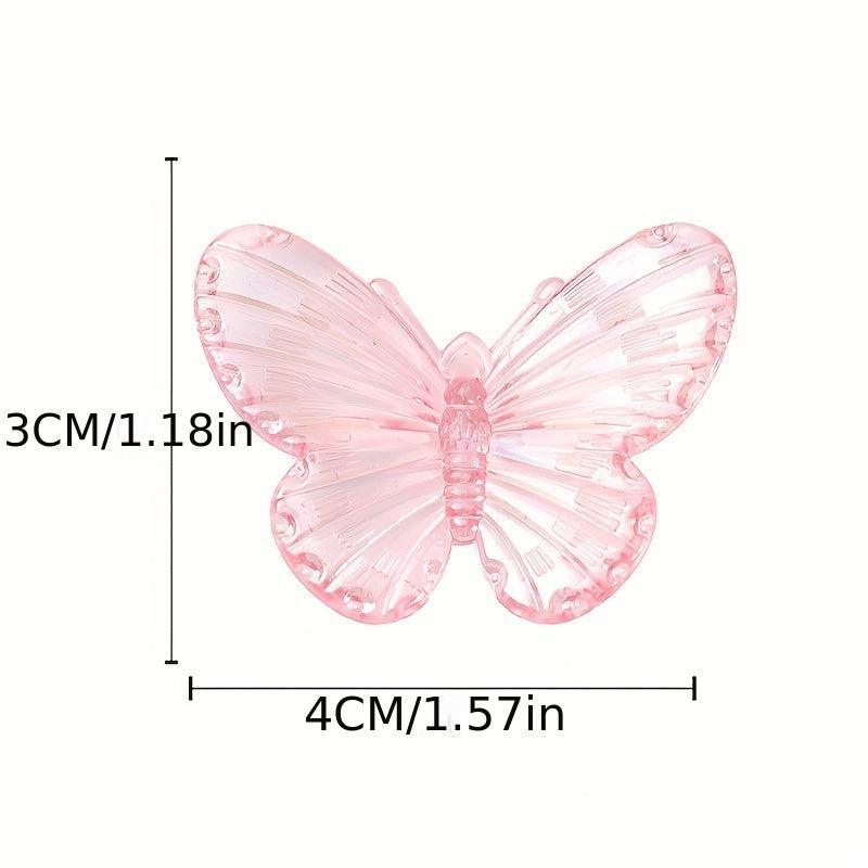 3pcs Holographic Butterfly Hair Clip for Women