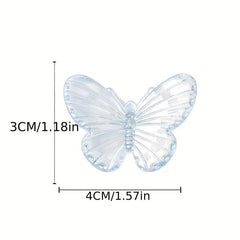 3pcs Holographic Butterfly Hair Clip for Women