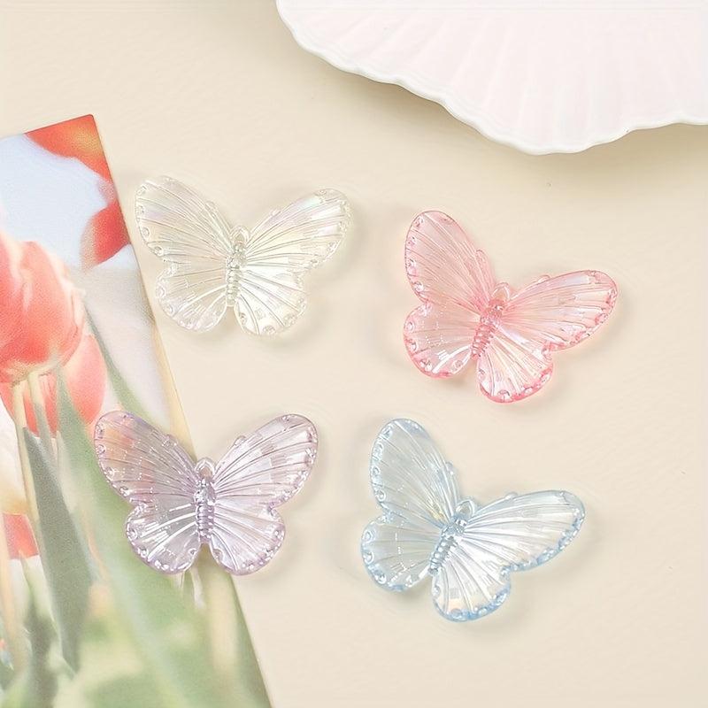 3pcs Holographic Butterfly Hair Clip for Women