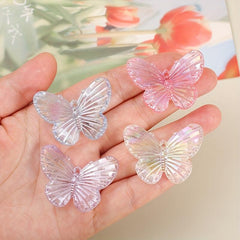 3pcs Holographic Butterfly Hair Clip for Women