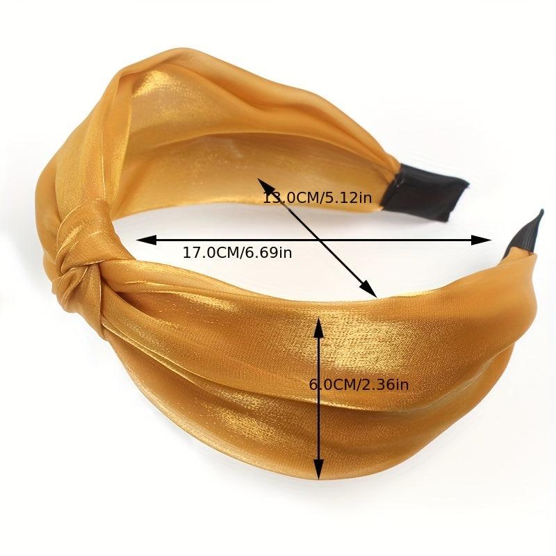 Gauze Headband Knotted Hair Band Sweet Head Hoop Hair Accessories