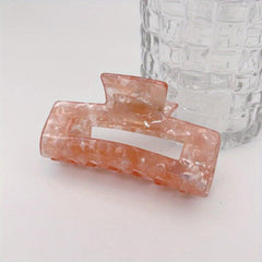 Acrylic Rectangular Hair Claw Back Hair Ponytail Hair Claw Gift for Women
