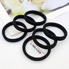 Soft Elastic Hair Bands for Girls - No Hair Damage - Seamless Thick Hair Rope