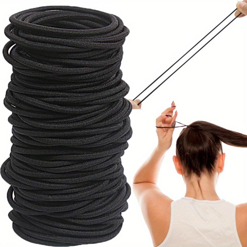 Soft Elastic Hair Bands for Girls - No Hair Damage - Seamless Thick Hair Rope