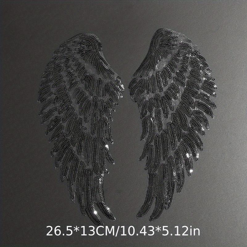 Sequin Wings Patches, Embroidered Badges Clothes DIY Decoration Sticker