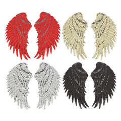 Sequin Wings Patches, Embroidered Badges Clothes DIY Decoration Sticker