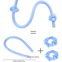 Heatless Curling Rod Sponge Headband Air Wave Sponge No Heat Curlers Women