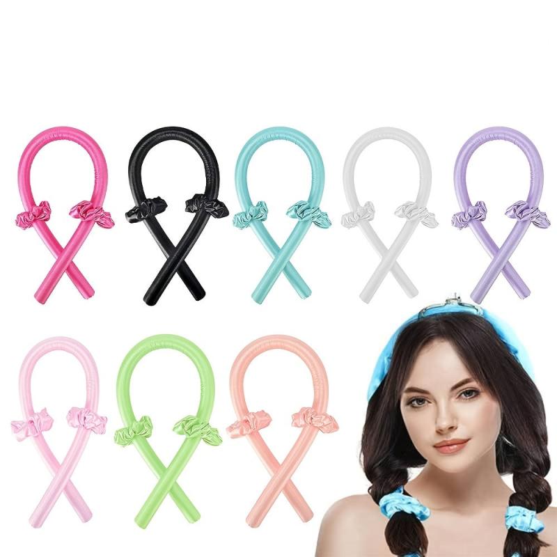 Heatless Curling Rod Sponge Headband Air Wave Sponge No Heat Curlers Women