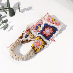 Boho Crochet Headband for Holiday Travel Daily Use