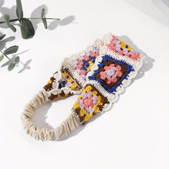 Boho Crochet Headband for Holiday Travel Daily Use