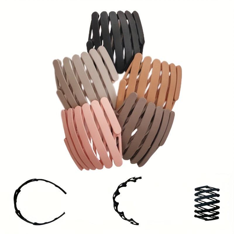 Stretchable Hair Band Pocket Head Hoop Foldable Headdress Nonslip Hair Band