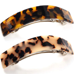 2pcs French Style Curved Hair Clips Barrettes for Women