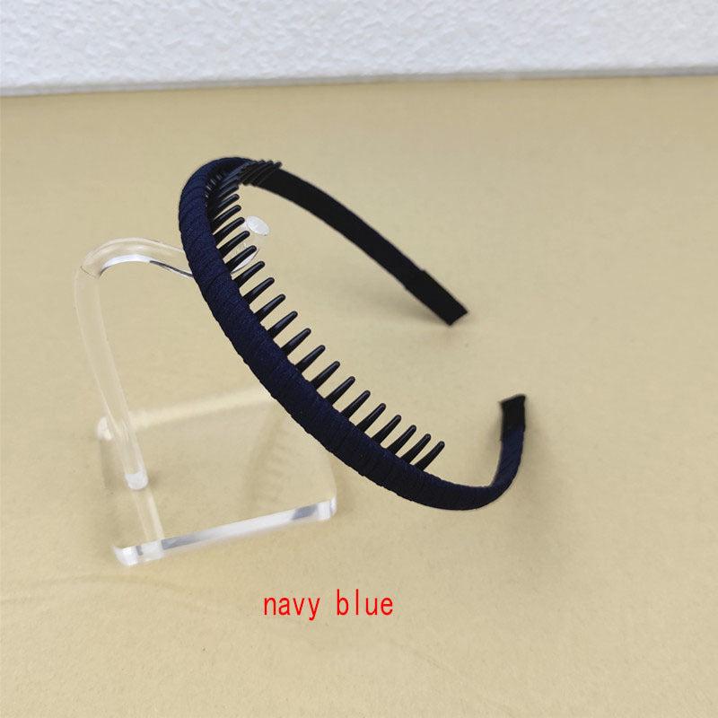 Floral Print Headband Teeth Fixed Hair Band Casual Hair Accessories