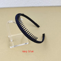 Floral Print Headband Teeth Fixed Hair Band Casual Hair Accessories